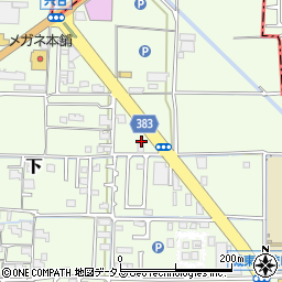 岡山県岡山市中区下381周辺の地図