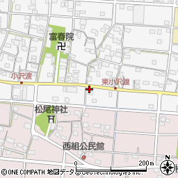 静岡県浜松市中央区小沢渡町747周辺の地図