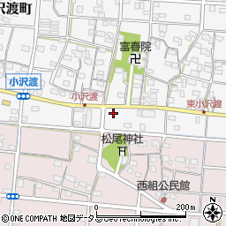 静岡県浜松市中央区小沢渡町768周辺の地図