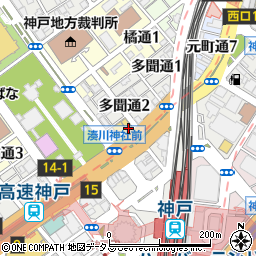 すき家ＪＲ神戸駅北店周辺の地図