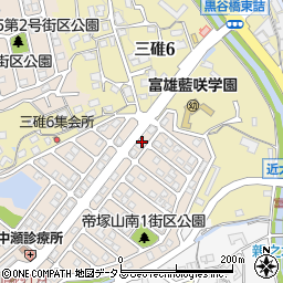 奈良県奈良市帝塚山南1丁目2周辺の地図