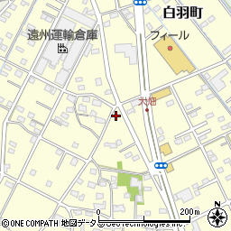 静岡県浜松市中央区白羽町674周辺の地図
