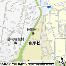 静岡県磐田市東平松810周辺の地図