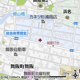 静岡県浜松市中央区舞阪町長十新田148周辺の地図
