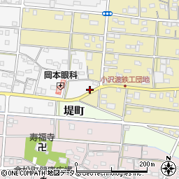静岡県浜松市中央区小沢渡町681周辺の地図