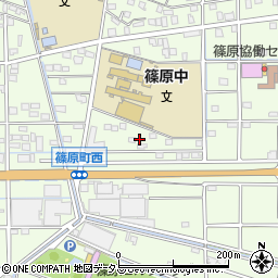 静岡県浜松市中央区篠原町20240周辺の地図