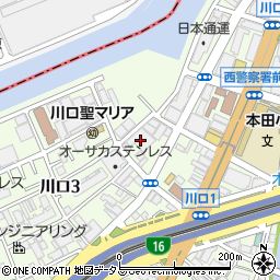 西武運輸大阪西営業所周辺の地図
