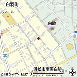 静岡県浜松市中央区白羽町530周辺の地図