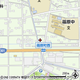 静岡県浜松市中央区篠原町20145周辺の地図