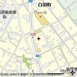 静岡県浜松市中央区白羽町658周辺の地図