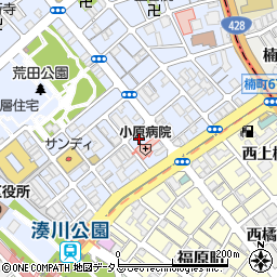 リパーク神戸荒田町１丁目駐車場周辺の地図