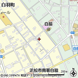 静岡県浜松市中央区白羽町552周辺の地図