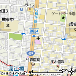 セブンイレブン大阪諏訪４丁目店周辺の地図