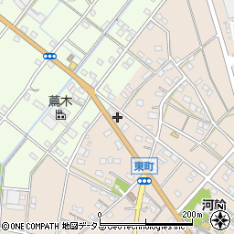 静岡県浜松市中央区東町55周辺の地図