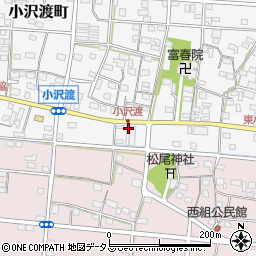 静岡県浜松市中央区小沢渡町776周辺の地図