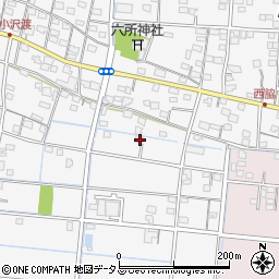 静岡県浜松市中央区小沢渡町1561周辺の地図