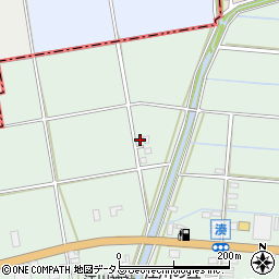 静岡県袋井市湊129-5周辺の地図