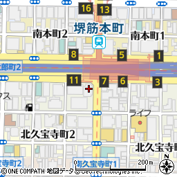 大阪市中央区東医師会（一般社団法人）周辺の地図