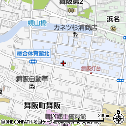 静岡県浜松市中央区舞阪町長十新田151周辺の地図