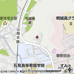 島根県益田市乙吉町427周辺の地図