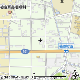 静岡県浜松市中央区篠原町20076周辺の地図