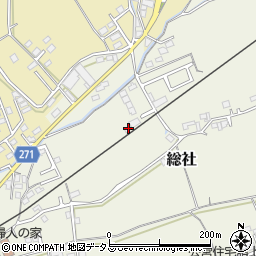 岡山県総社市総社1287周辺の地図