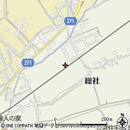 岡山県総社市総社1287周辺の地図