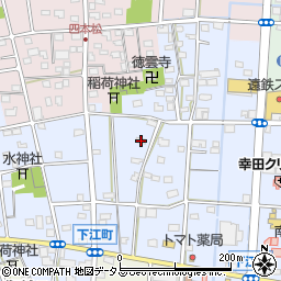 静岡県浜松市中央区下江町228周辺の地図
