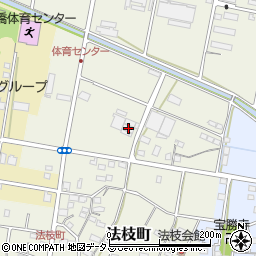静岡県浜松市中央区法枝町337周辺の地図
