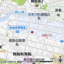 静岡県浜松市中央区舞阪町長十新田152周辺の地図