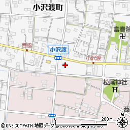 静岡県浜松市中央区小沢渡町793周辺の地図