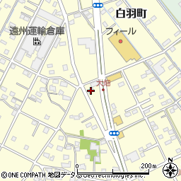 静岡県浜松市中央区白羽町668周辺の地図