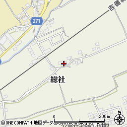 岡山県総社市総社1322周辺の地図