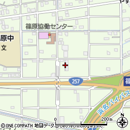 静岡県浜松市中央区篠原町20487周辺の地図