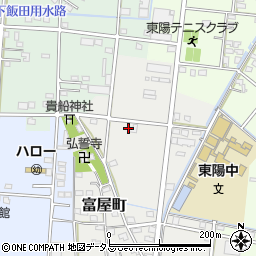 静岡県浜松市中央区富屋町86周辺の地図