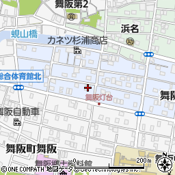 静岡県浜松市中央区舞阪町長十新田141周辺の地図