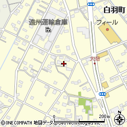 静岡県浜松市中央区白羽町428周辺の地図