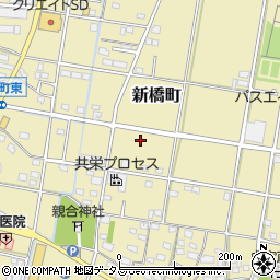 静岡県浜松市中央区新橋町1152周辺の地図