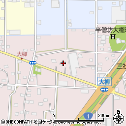 静岡県浜松市中央区大柳町379周辺の地図