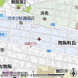 静岡県浜松市中央区舞阪町長十新田185周辺の地図