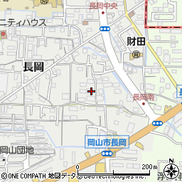 岡山県岡山市中区長岡555周辺の地図