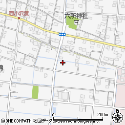 静岡県浜松市中央区小沢渡町1557周辺の地図
