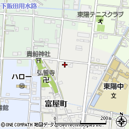 静岡県浜松市中央区富屋町85周辺の地図