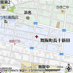 静岡県浜松市中央区舞阪町長十新田232周辺の地図