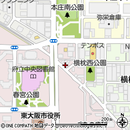 北埜酒店周辺の地図