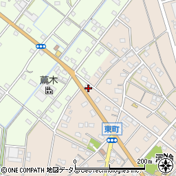 静岡県浜松市中央区東町52周辺の地図