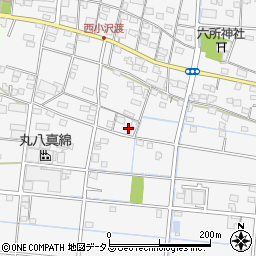 静岡県浜松市中央区小沢渡町1545周辺の地図