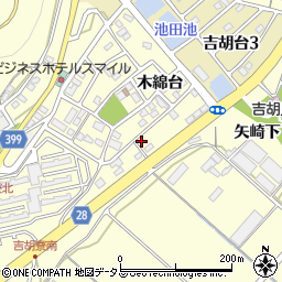 愛知県田原市吉胡町木綿台120周辺の地図