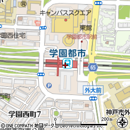 グランド学園都市店周辺の地図