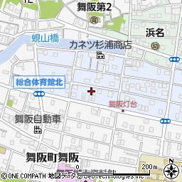 静岡県浜松市中央区舞阪町長十新田136周辺の地図